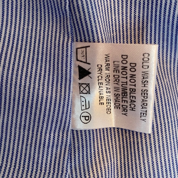 🎉Luii, Linen Blazer with blue pinstripe lining, Size MED, Chambray Blue - Picture 7 of 7